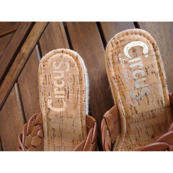 Circus Sam Edelman Boho, Summer, Earthy brown 9 .5 leather espadrilles - Picture 10 of 10